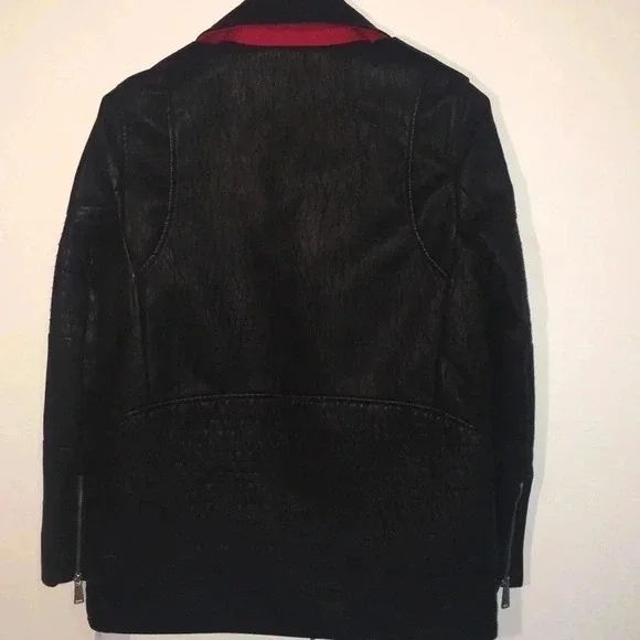 BCBGeneration Faux Leather Moto Jacket Size XS